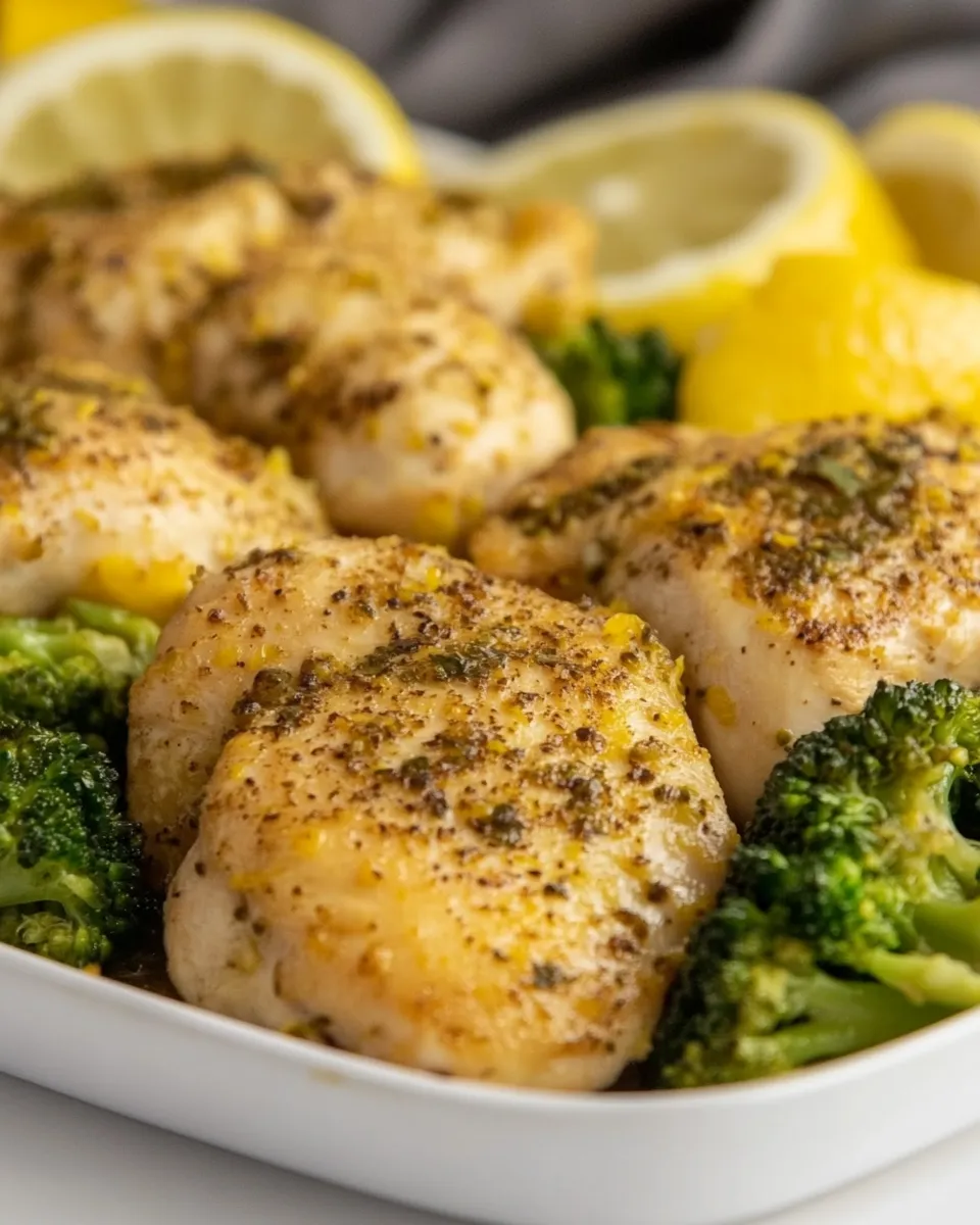Classic Sheet Pan Lemon Chicken and Broccoli picture