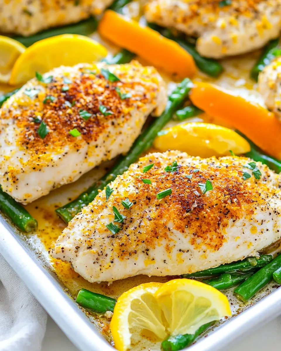 Homemade Sheet Pan Lemon Pepper Chicken photo