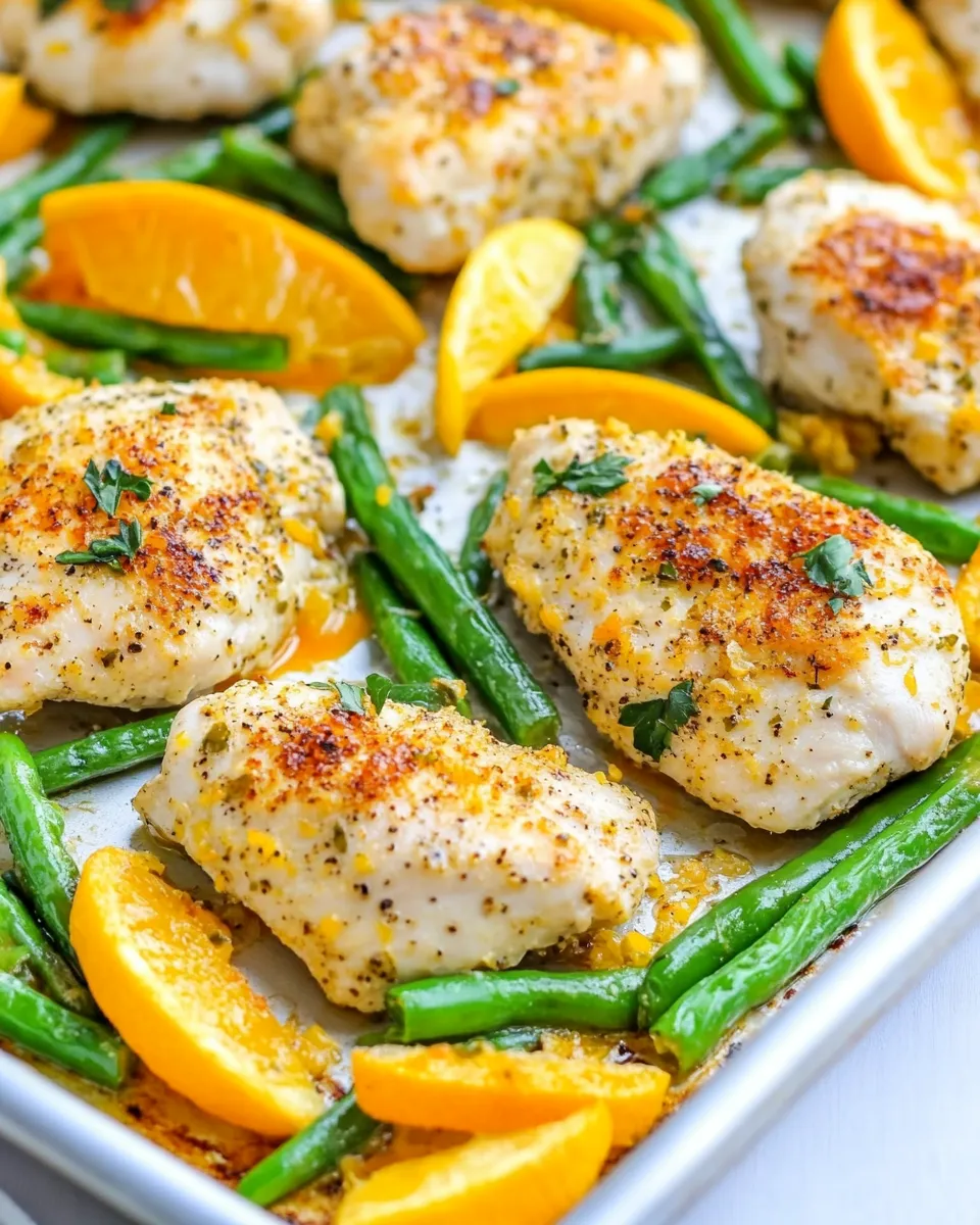 Easy Sheet Pan Lemon Pepper Chicken recipe photo