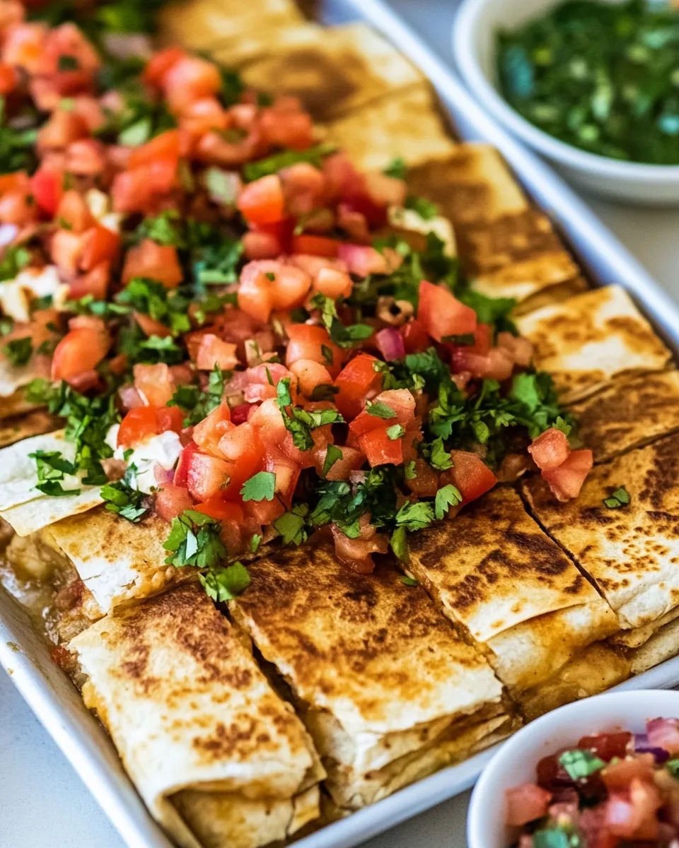 Delicious Sheet Pan Quesadilla plate image