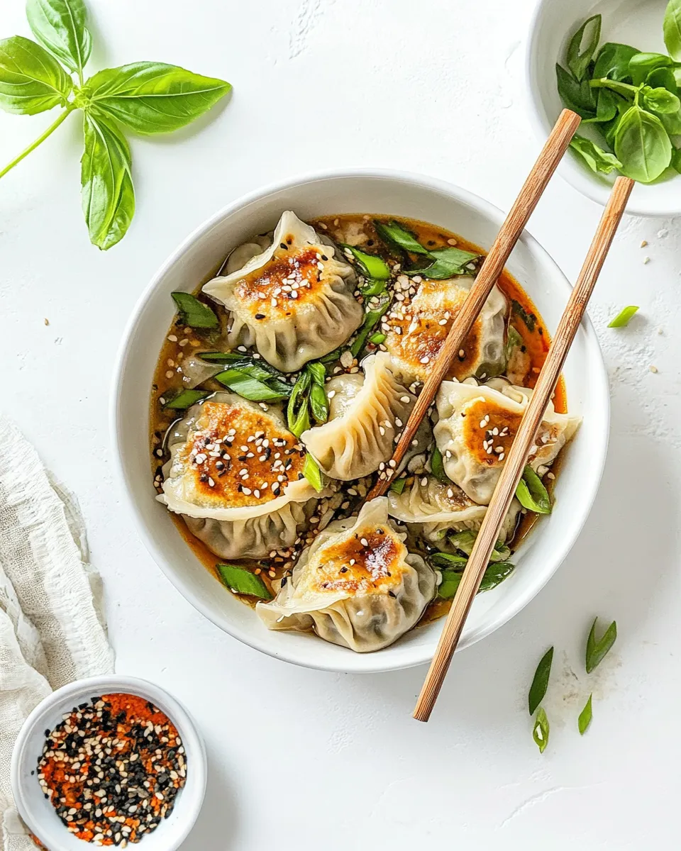 Homemade Shiitake Mushroom Dumplings photo