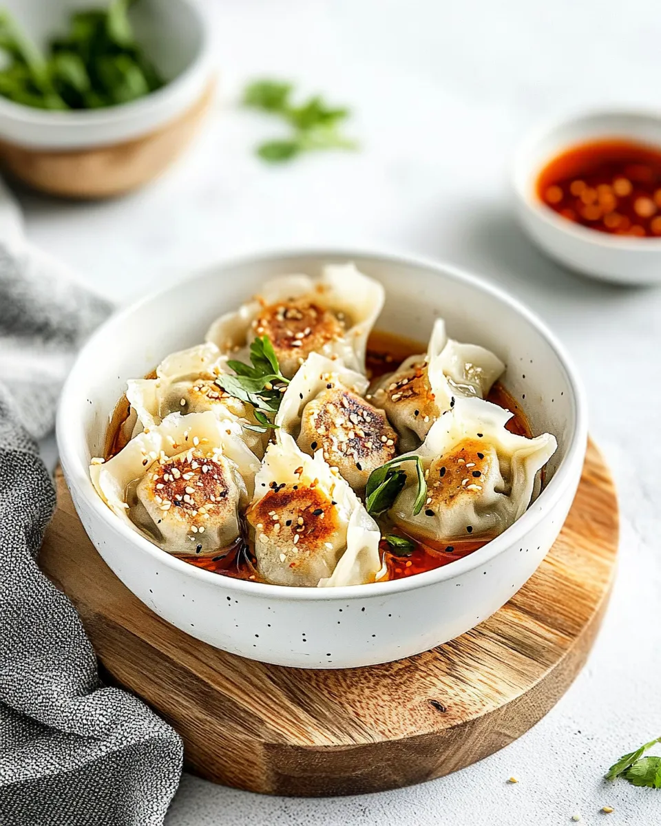 Delicious Shiitake Mushroom Dumplings dish photo