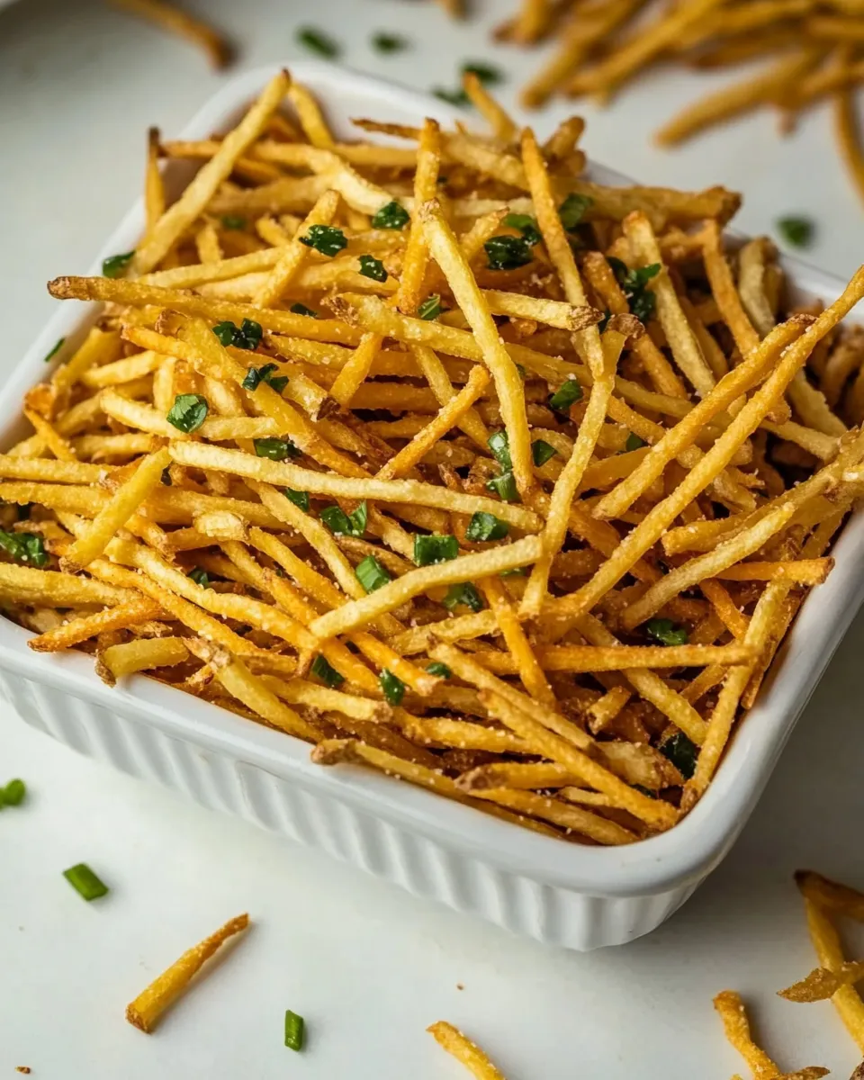 Homemade Shoestring Fries photo