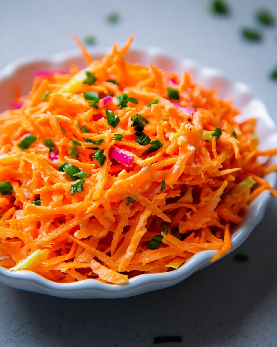 Classic Shredded Carrot Salad Recipe image
