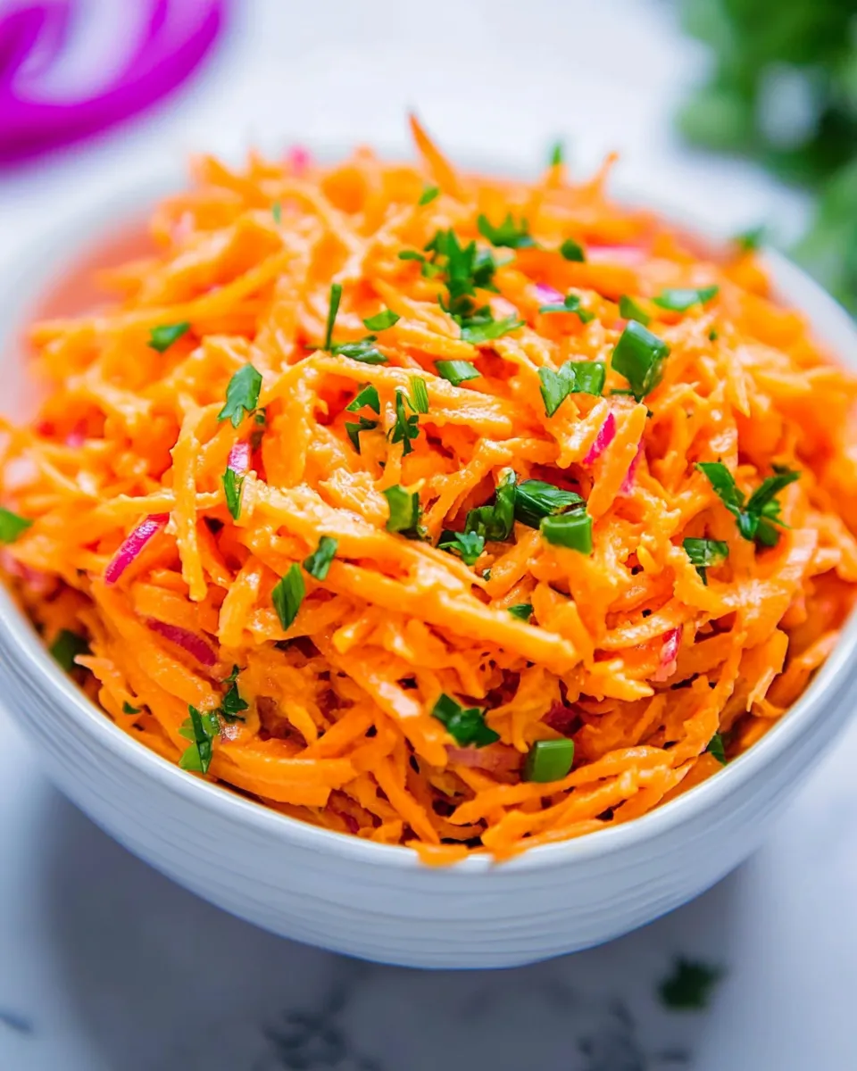 Delicious Shredded Carrot Salad Recipe dish photo