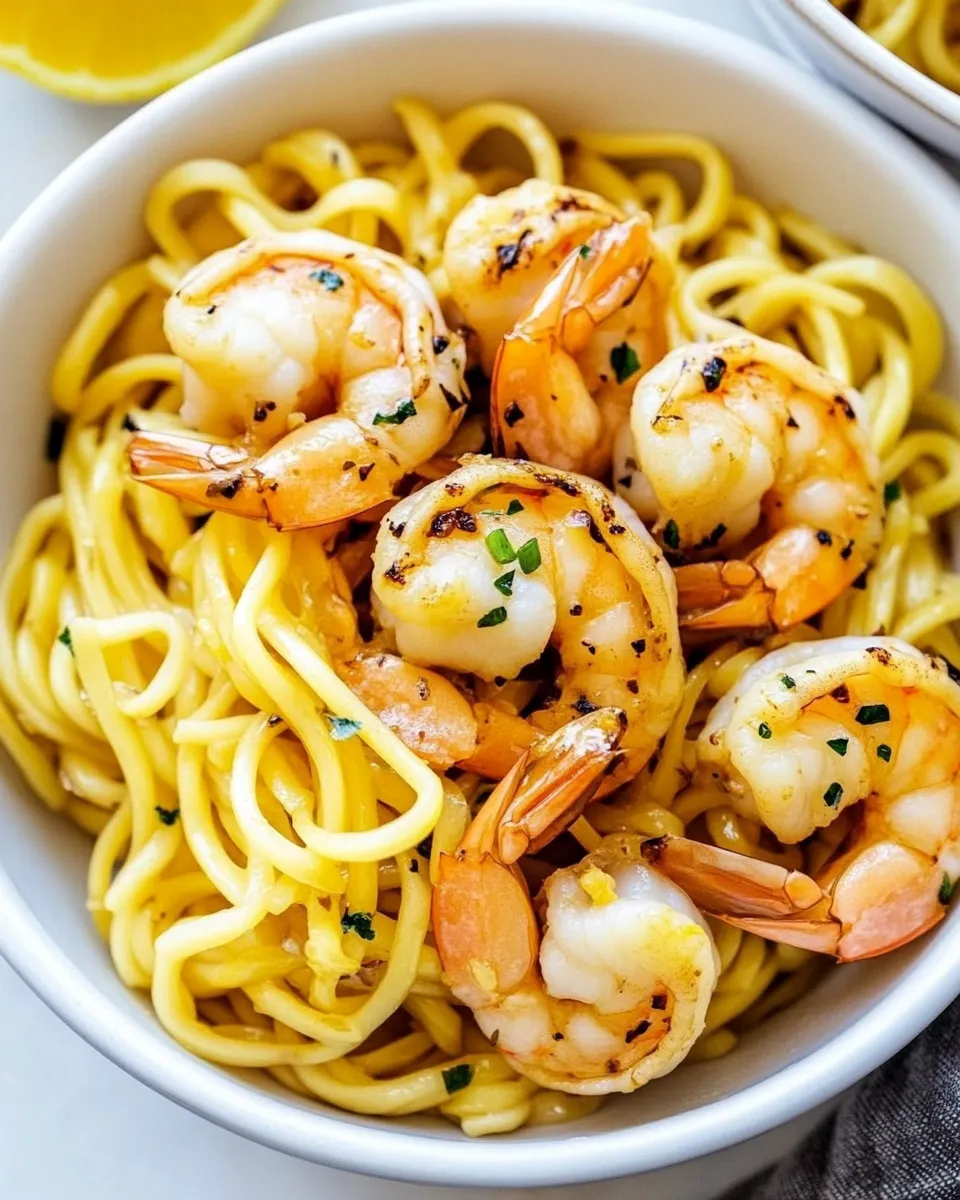 Classic Shrimp Garlic Noodles recipe image