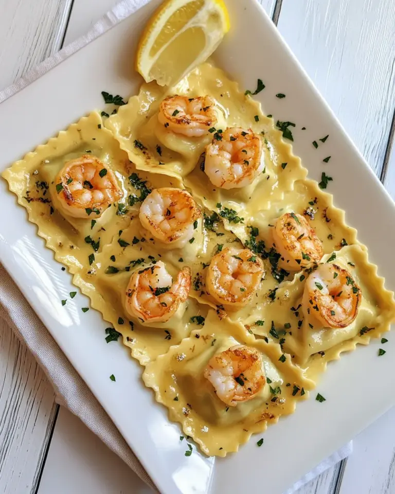 Homemade Shrimp Ravioli recipe photo