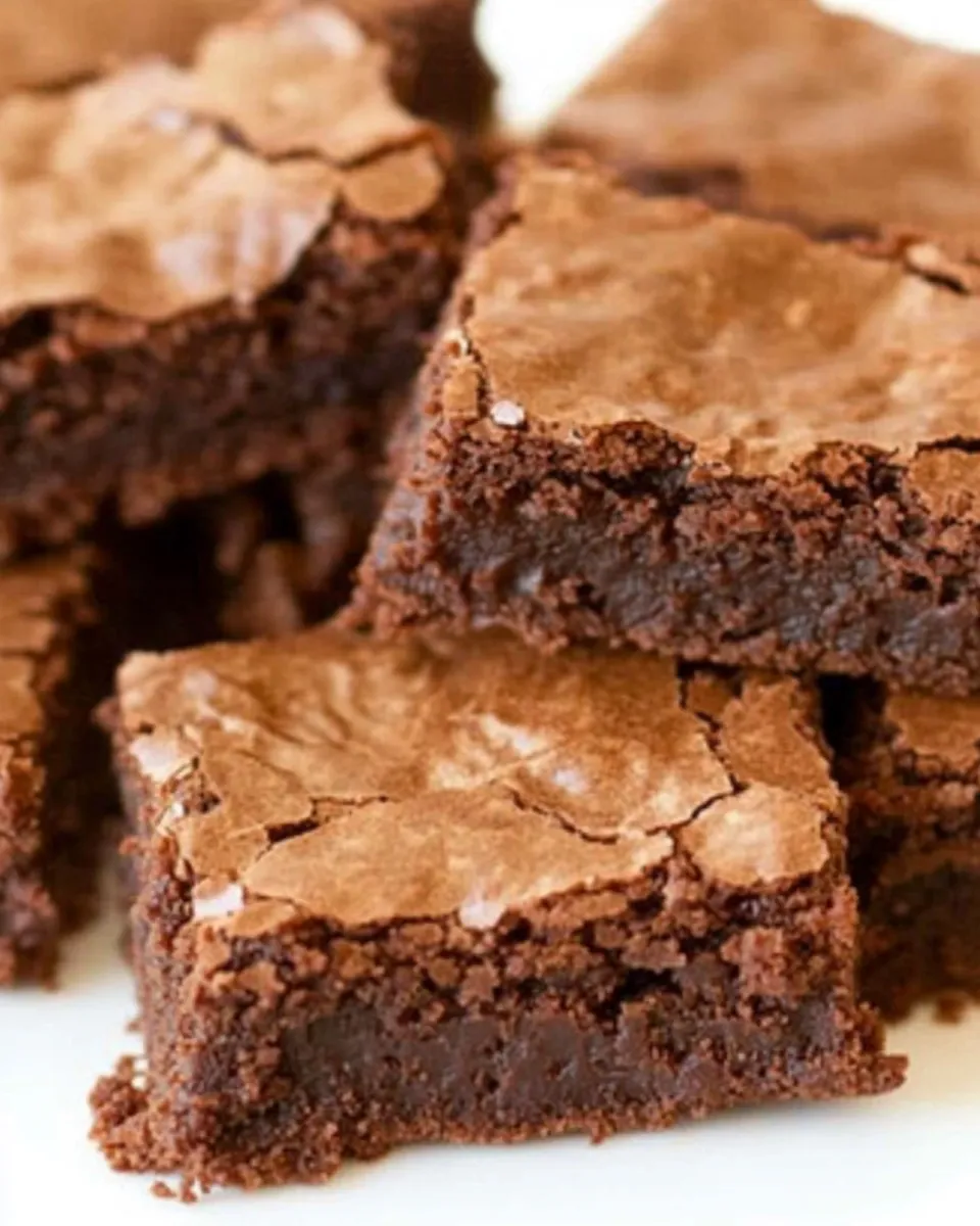 Homemade Sinfully Rich Fudge Brownies recipe photo