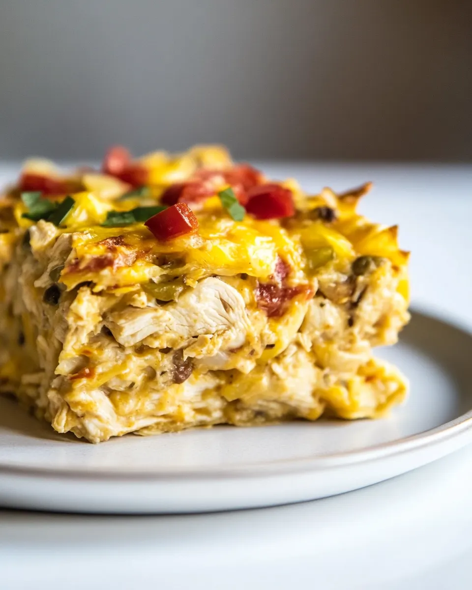 Classic Skinny Chicken Tortilla Casserole image