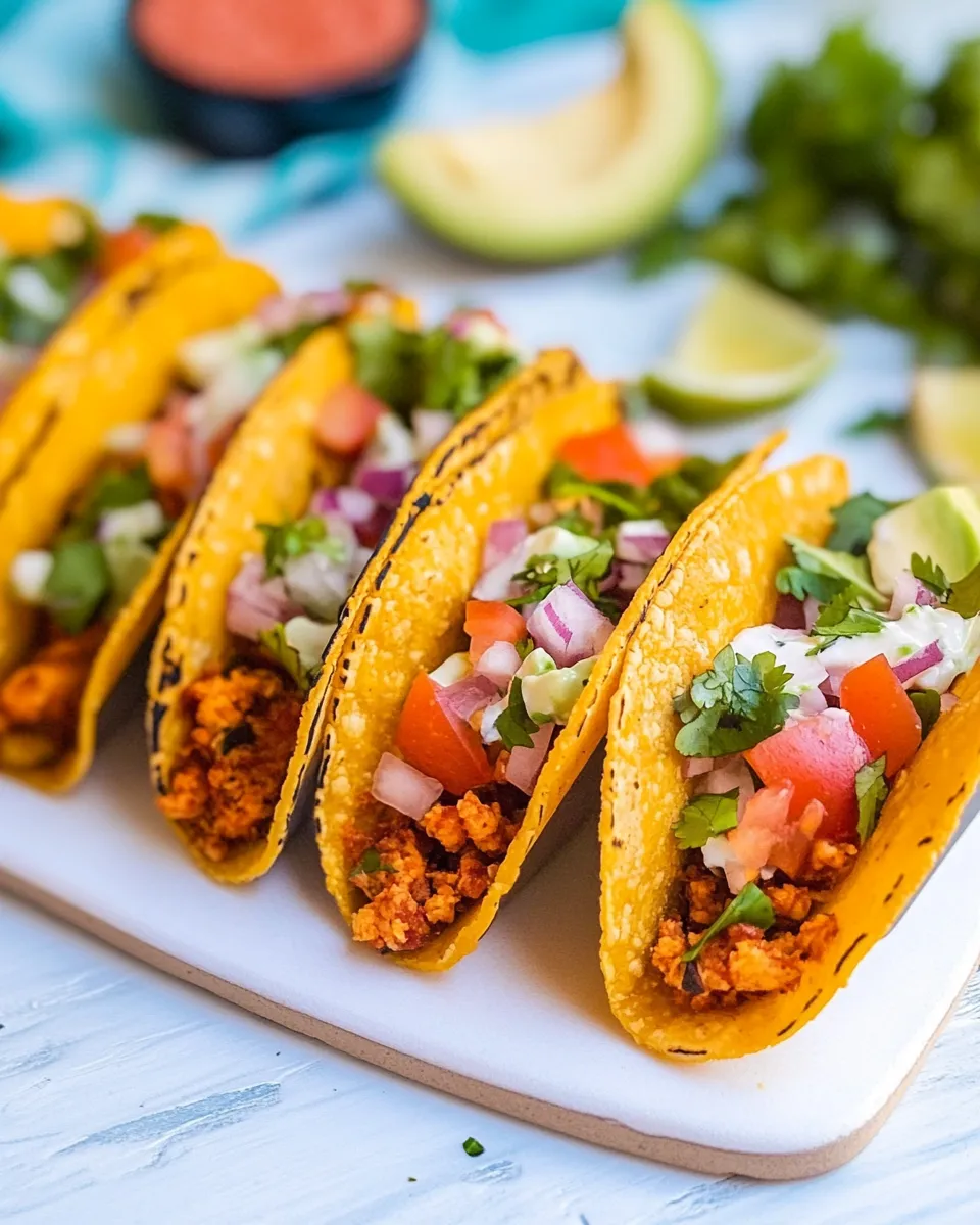 Delicious Smash Tacos plate image