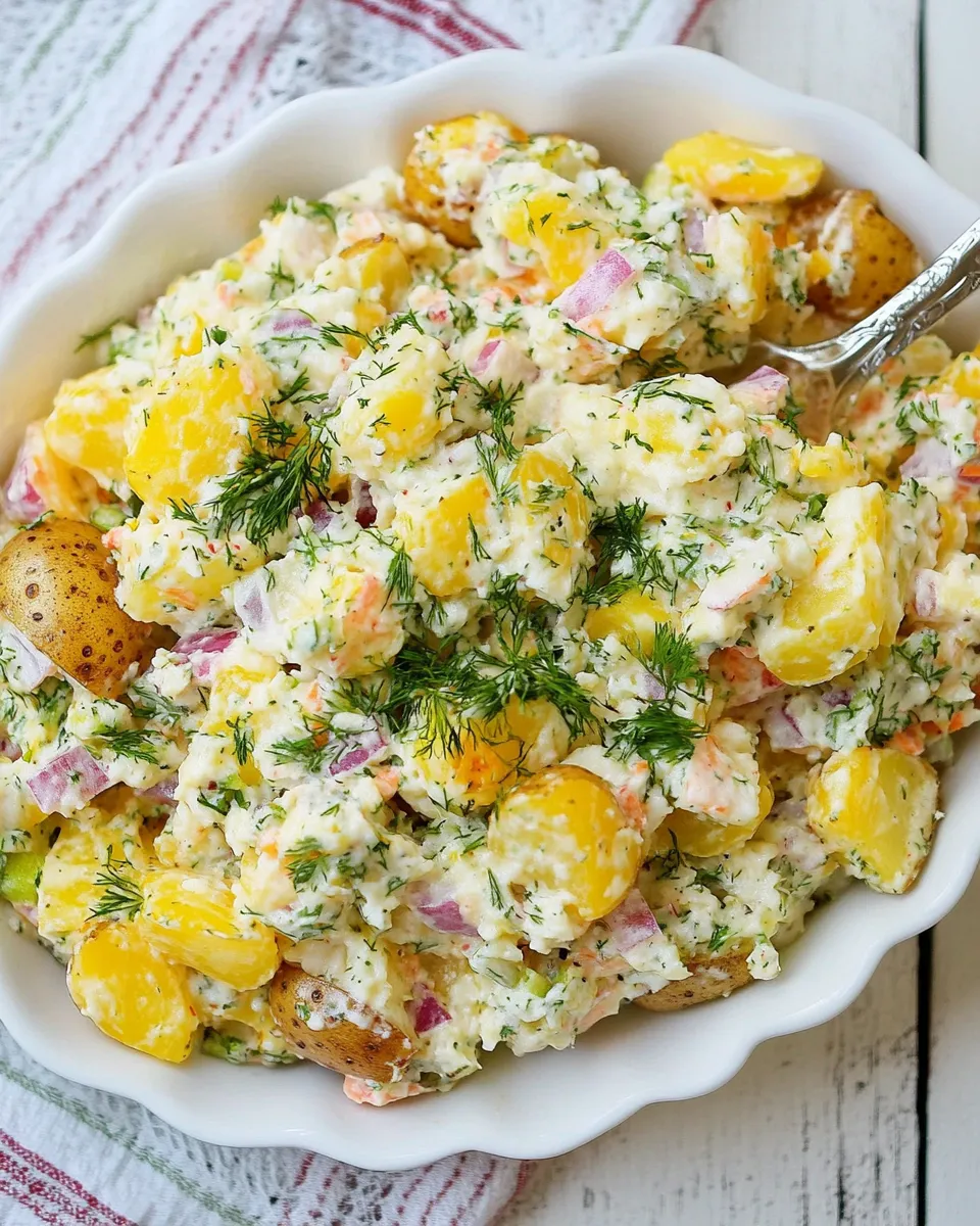Easy Smashed Potato Salad Recipe photo