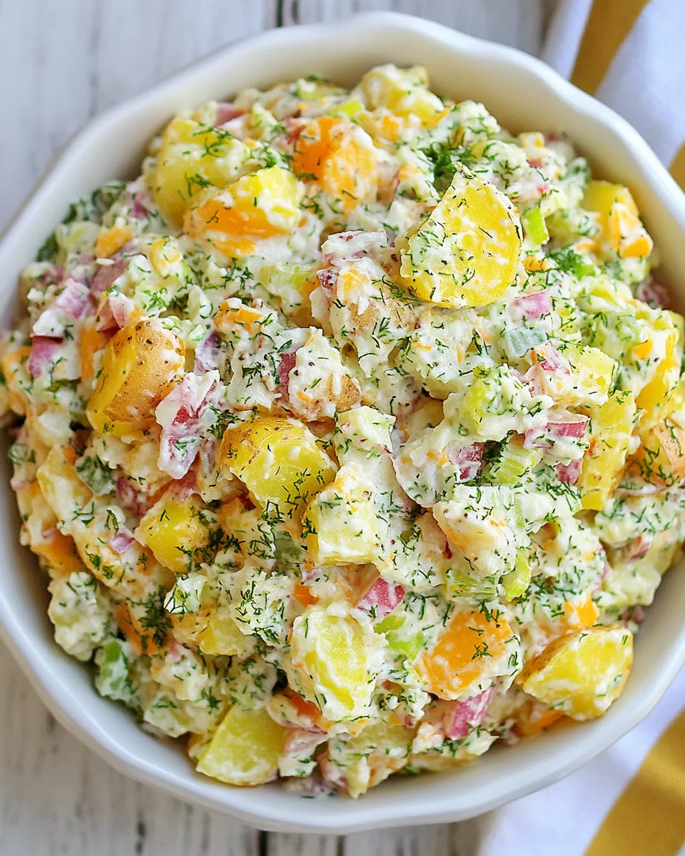 Homemade Smashed Potato Salad Recipe recipe photo