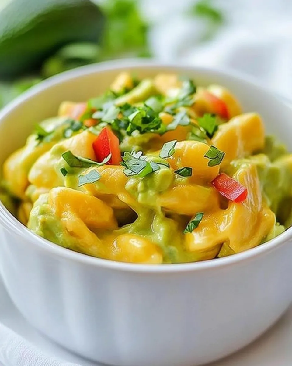 Classic Smoky Avocado Shells and Cheese dish photo