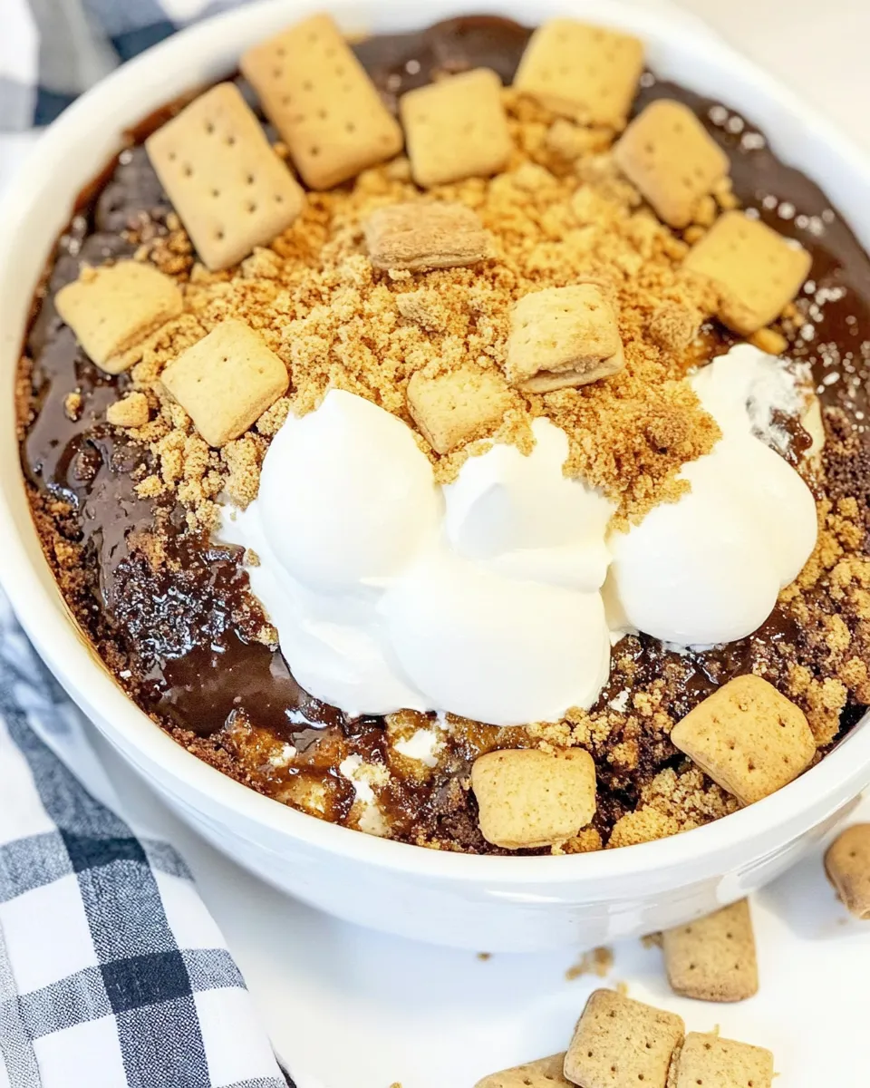 Homemade Smores Dump Cake photo