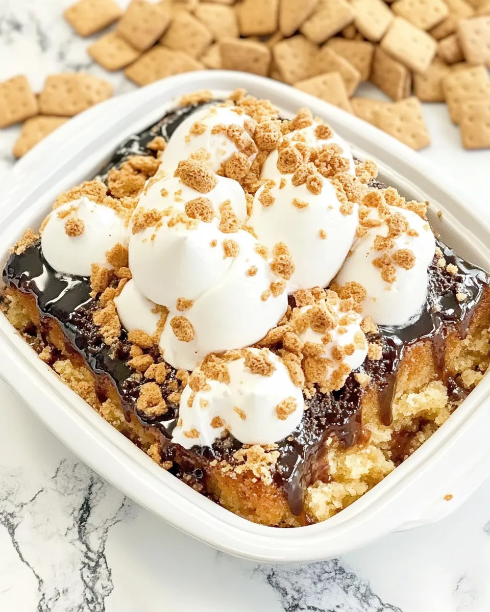 Classic Smores Dump Cake image