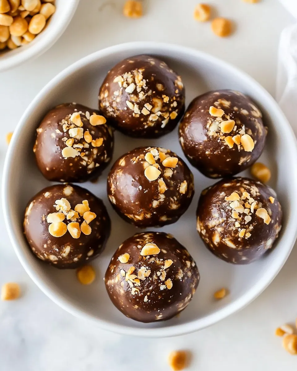 Classic Snickers Protein Balls image