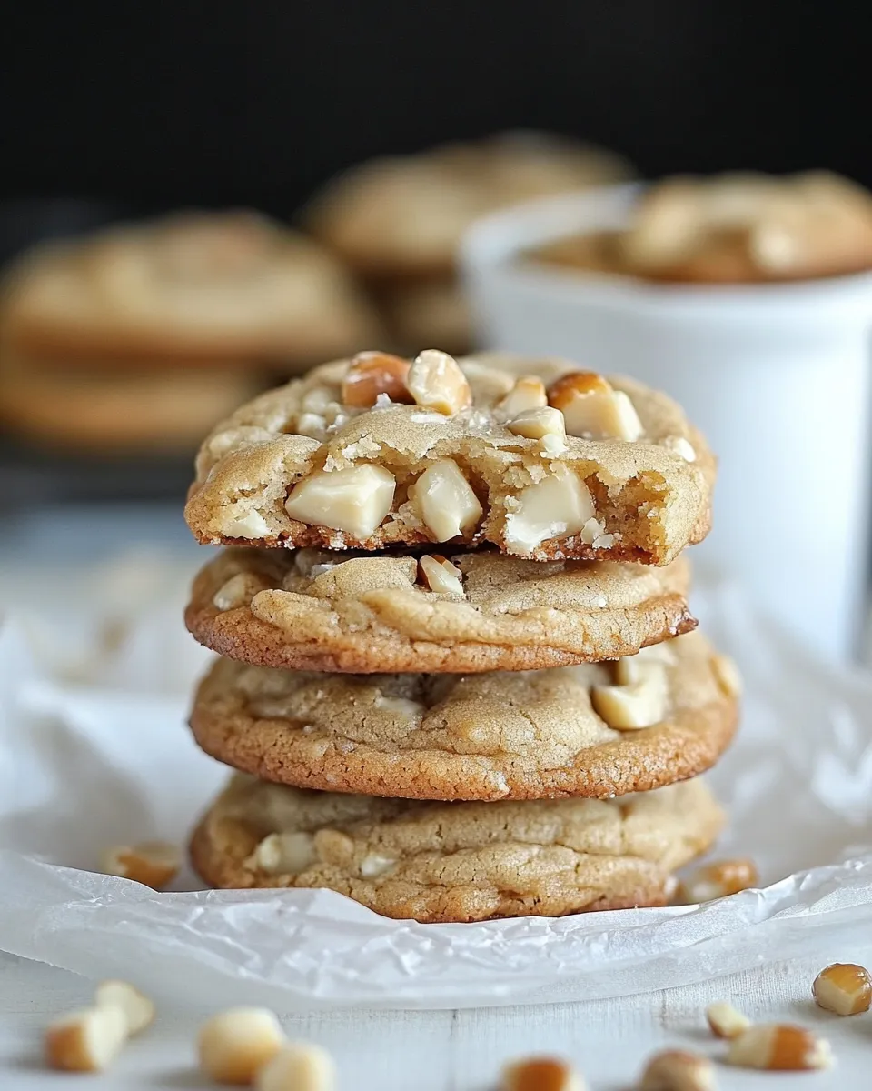 Classic Soft & Chewy White Chocolate Chunk Macadamia Nut Cookies image