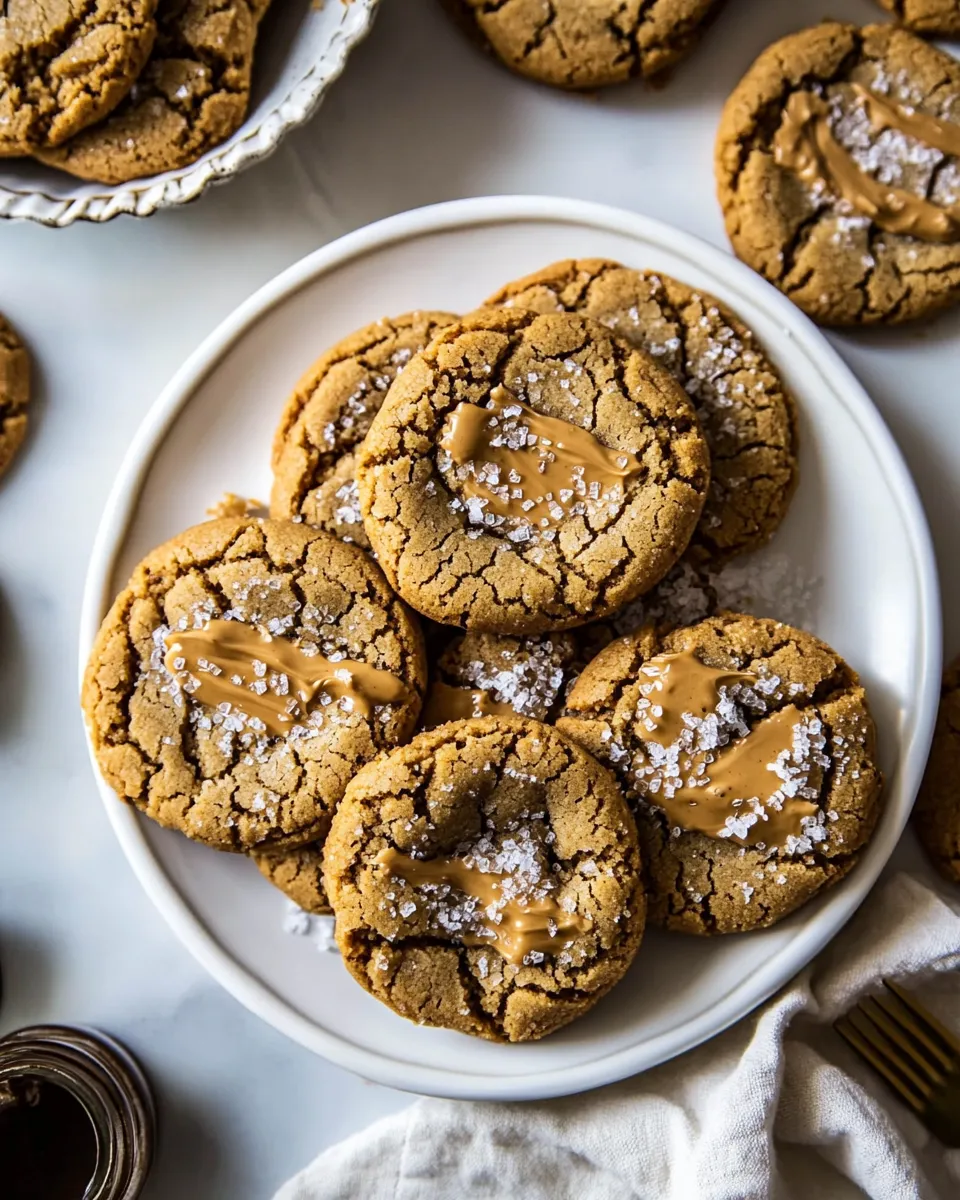 Delicious Soft and Crinkly Brown Sugar Peanut Butter Cookies. picture