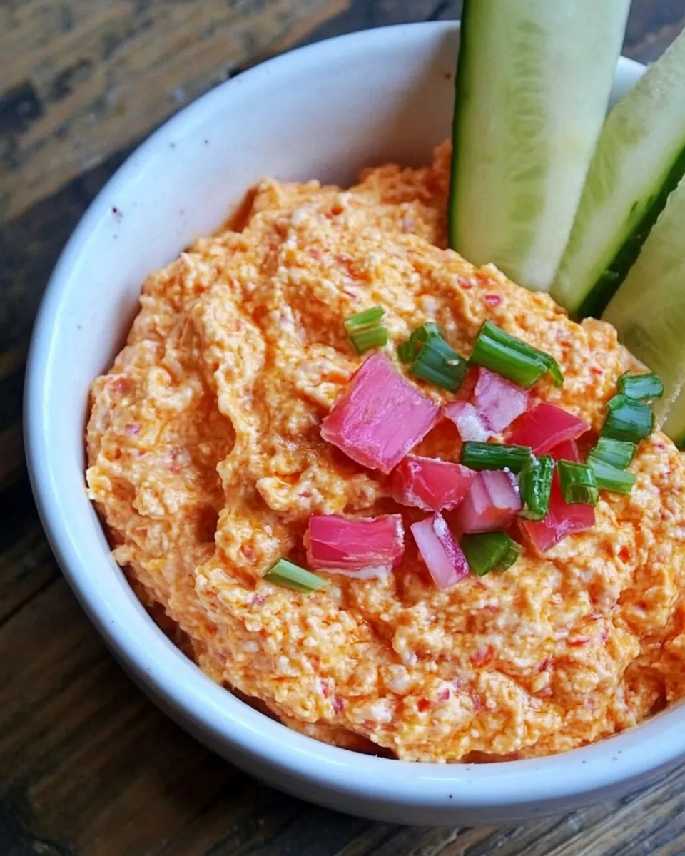Easy Southern Pimento Cheese food shot