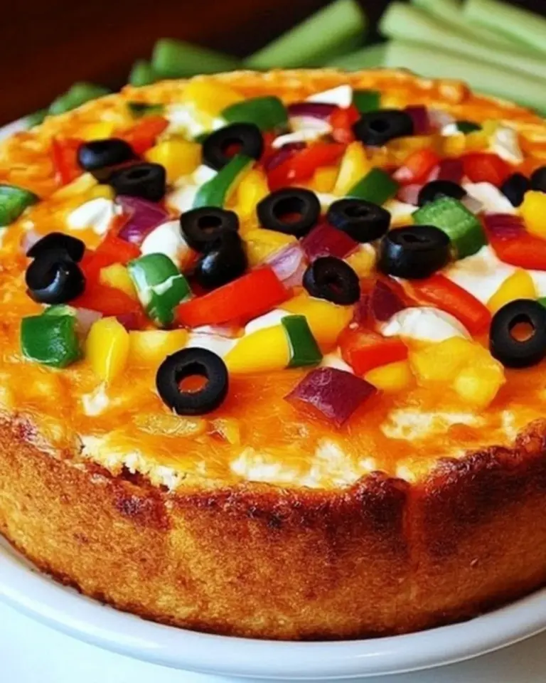 Delicious Southwestern Cheesecake Dip food shot