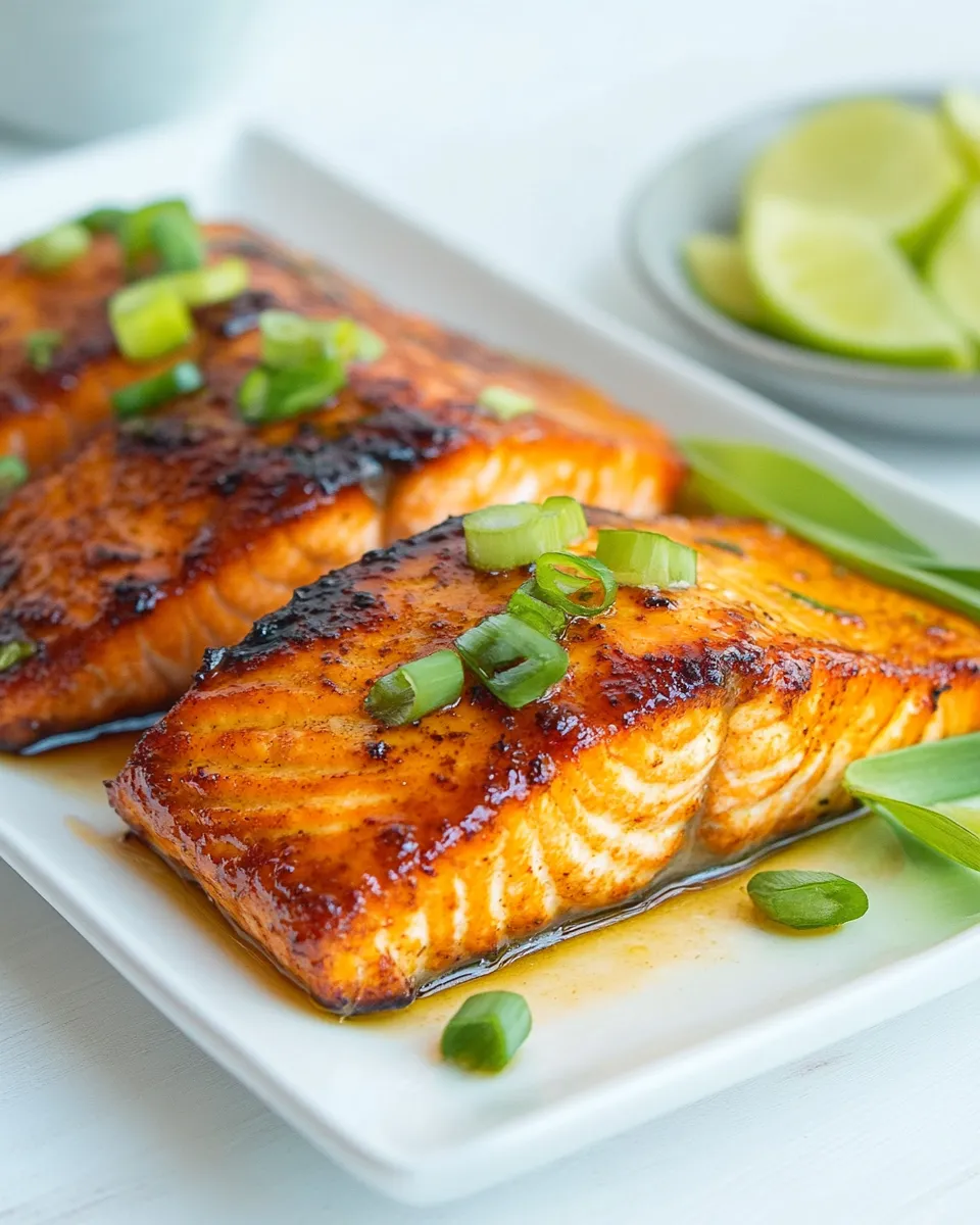 Easy Soy Honey Salmon food shot
