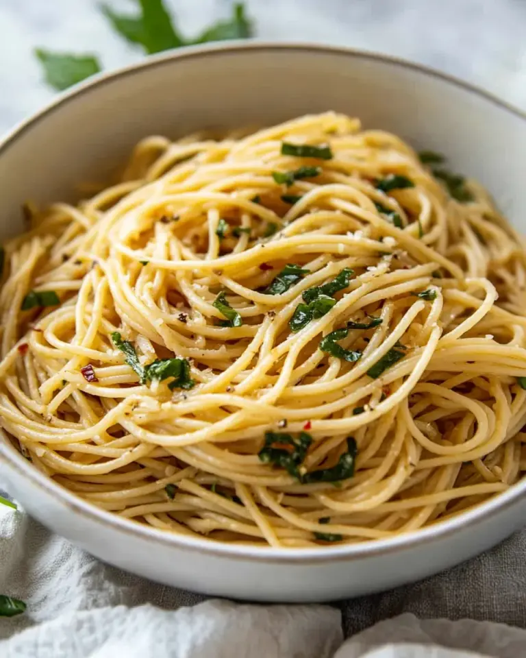 Homemade Spaghetti Aglio E Olio photo