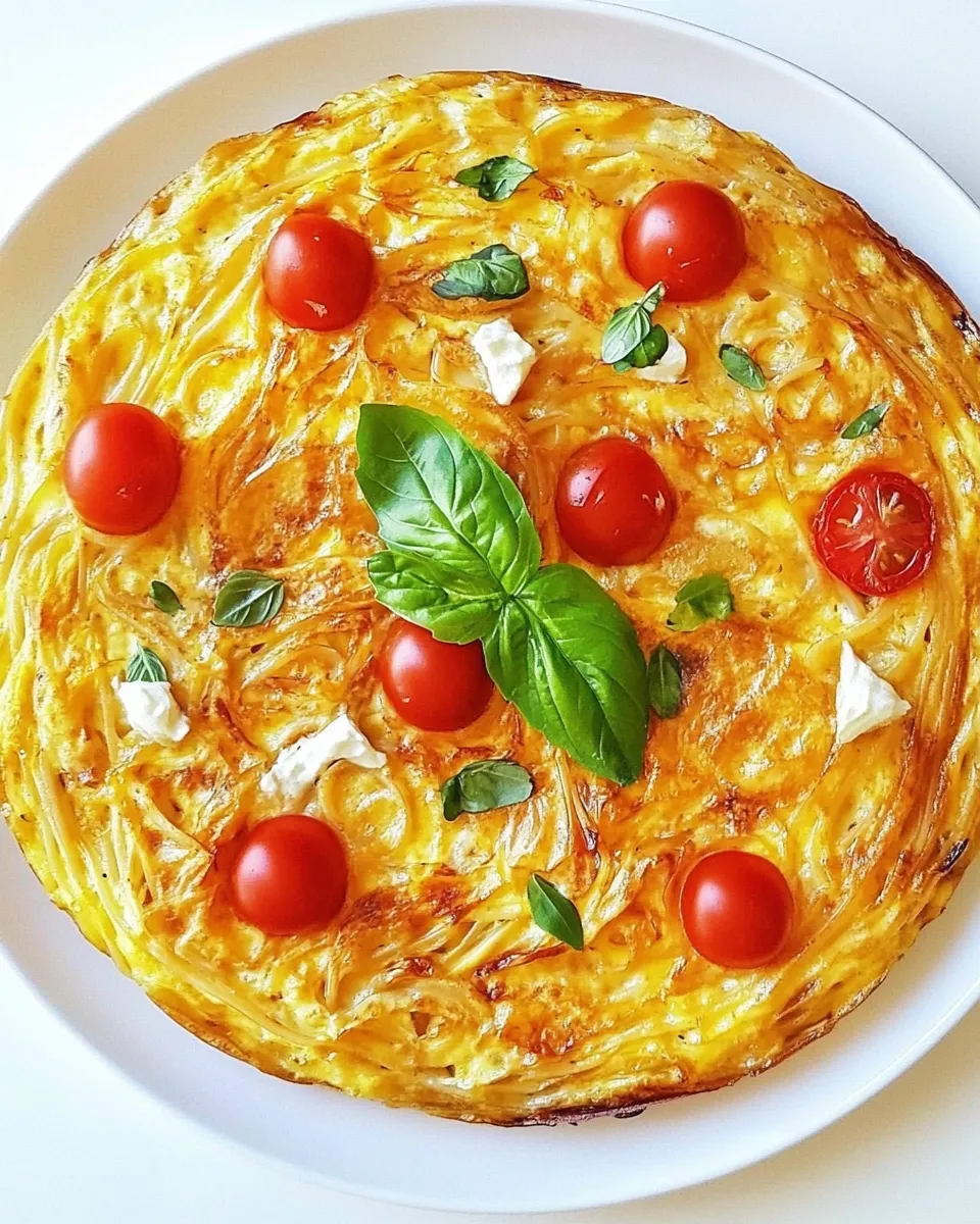 Homemade Spaghetti Frittata recipe photo