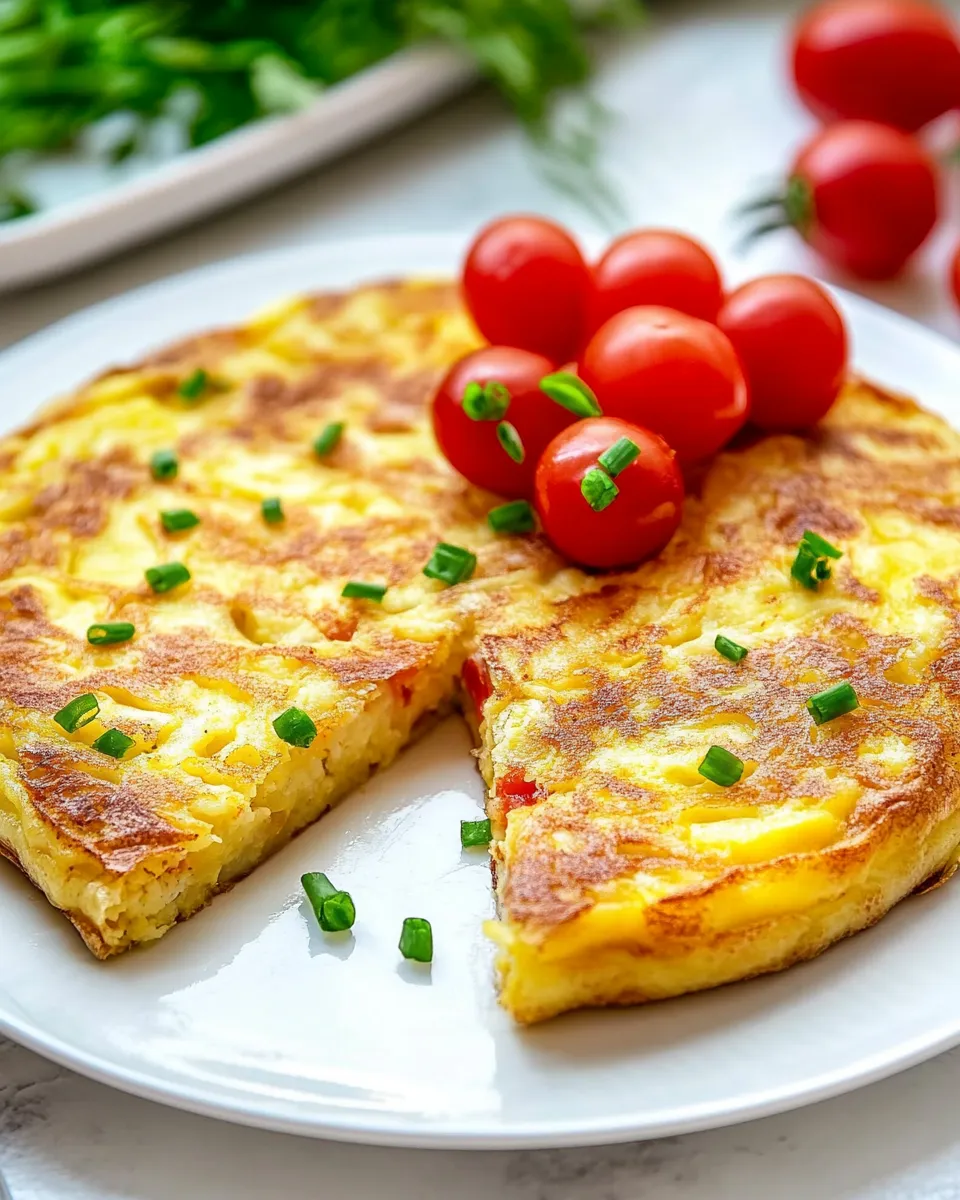 Classic Spanish Omelette or Tortilla image