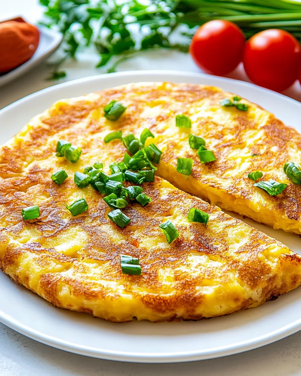 Easy Spanish Omelette or Tortilla recipe image
