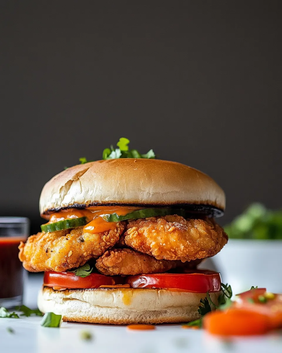 Classic Spicy Breaded Fried Chicken Sandwich image
