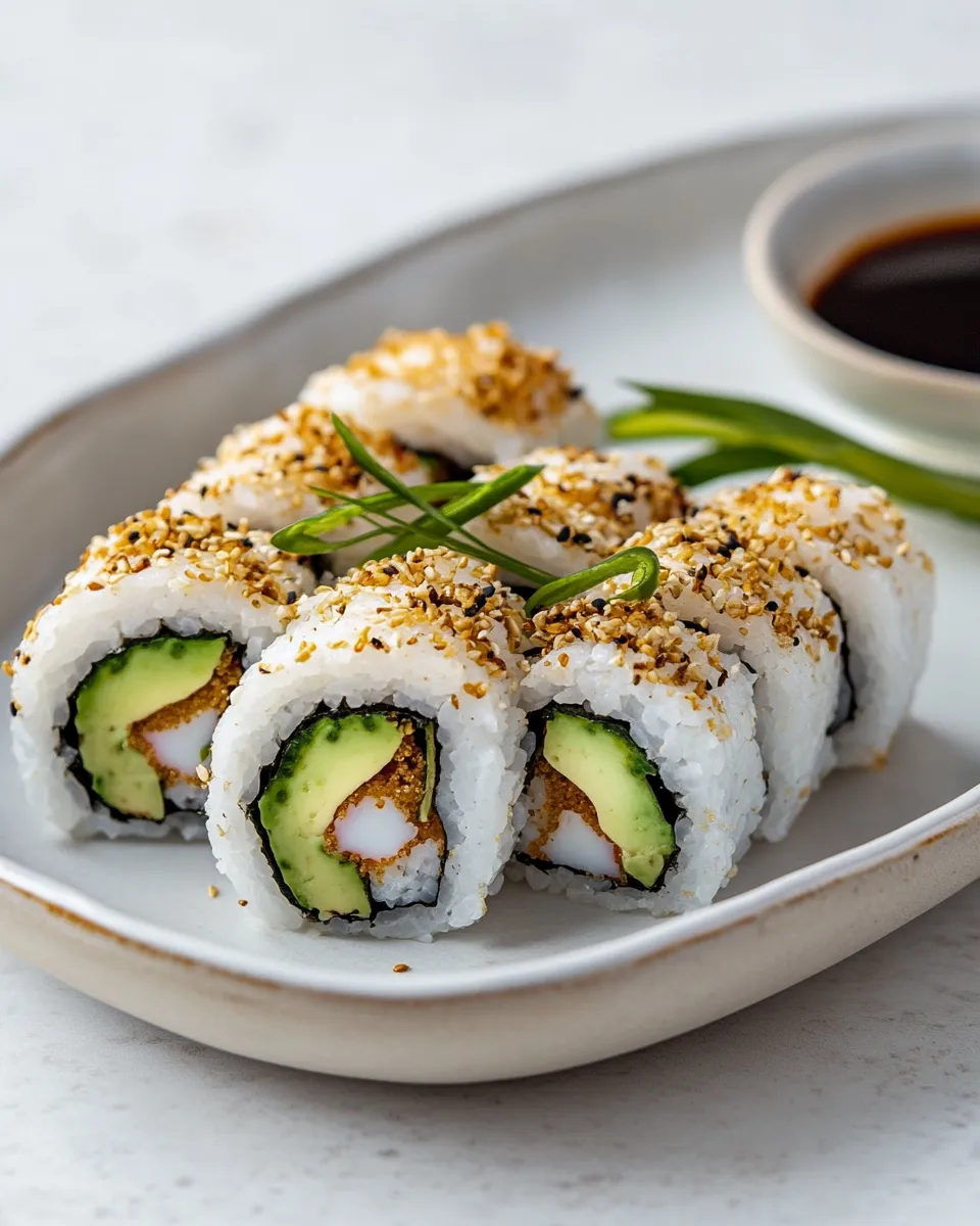 Delicious Spicy California Roll image