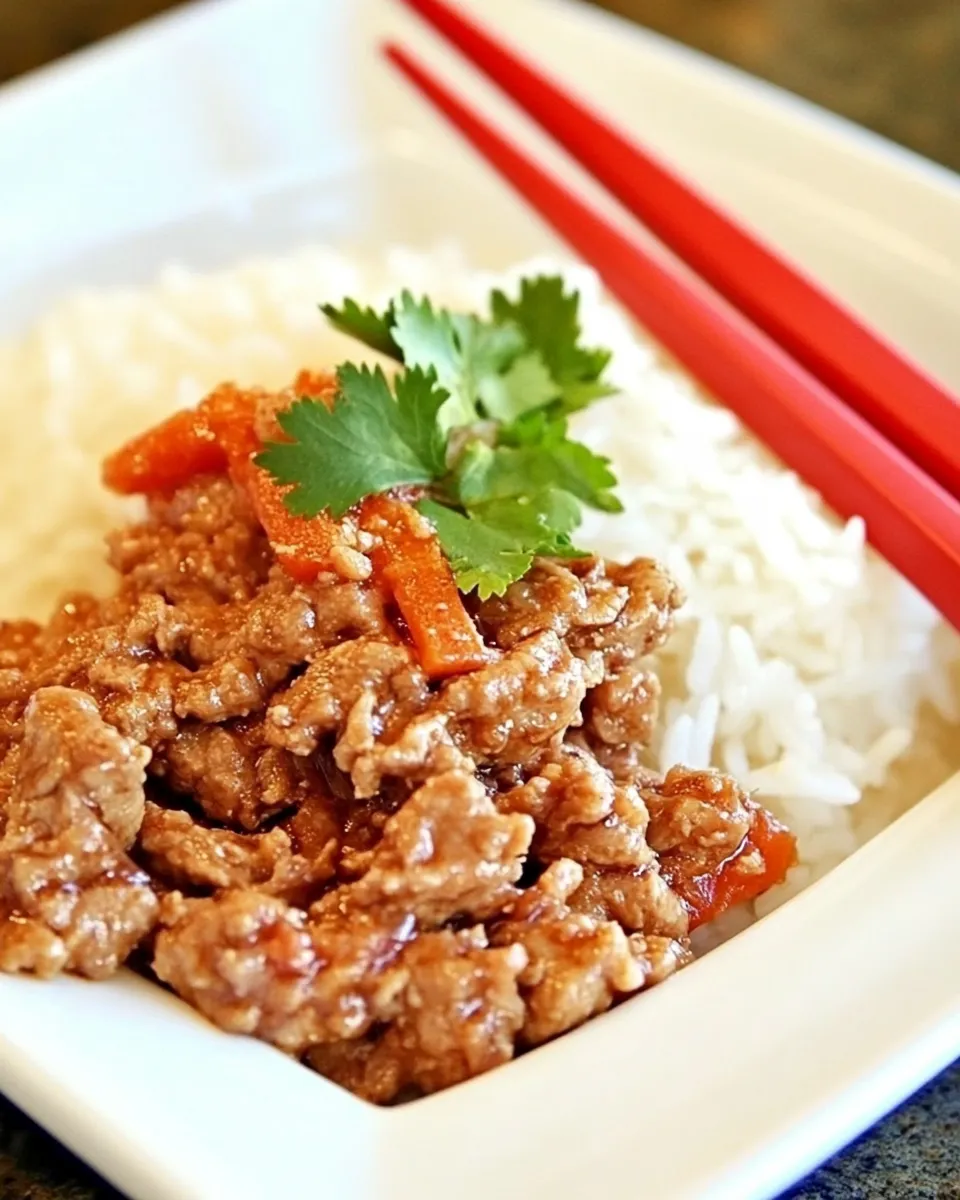 Homemade Spicy Thai Beef and Jasmine Rice recipe photo