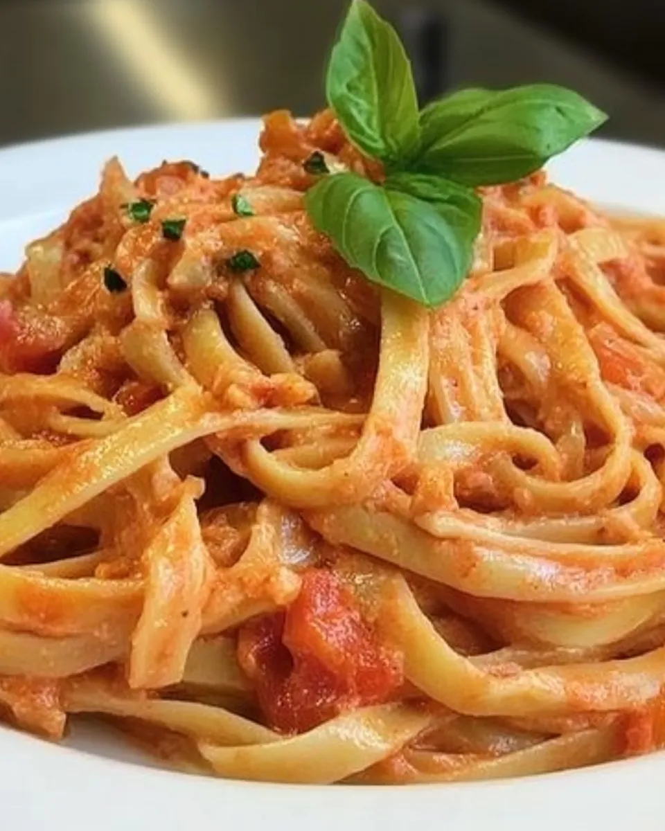 Easy Spicy Tomato Cream Pasta recipe photo