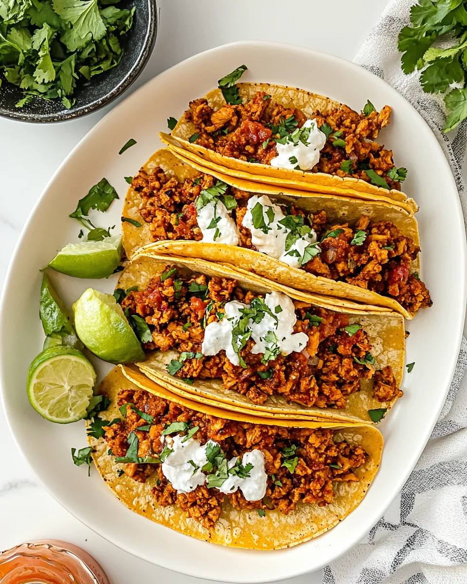 Easy Spicy Turkey Tacos dish photo