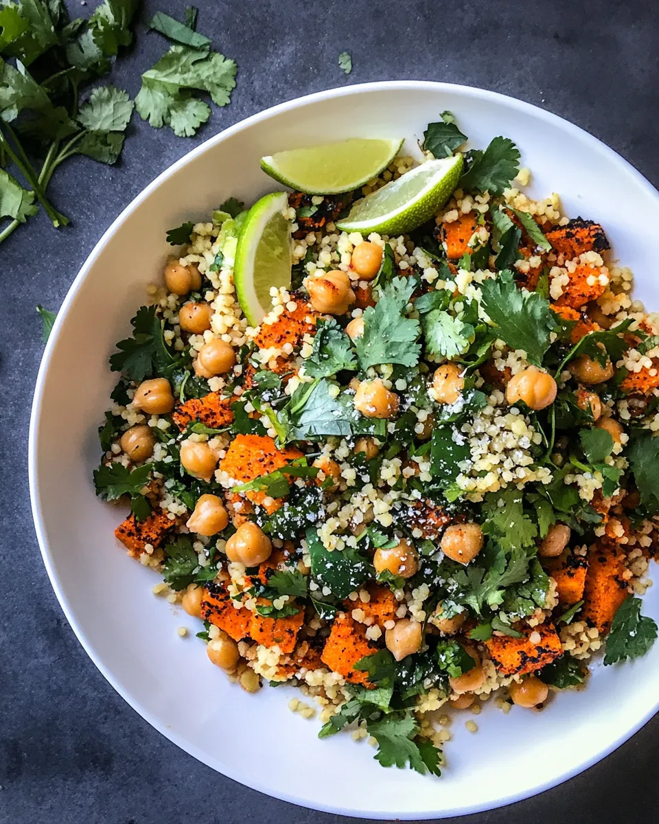 Classic Spicy Vegan Chickpea Moroccan Couscous image