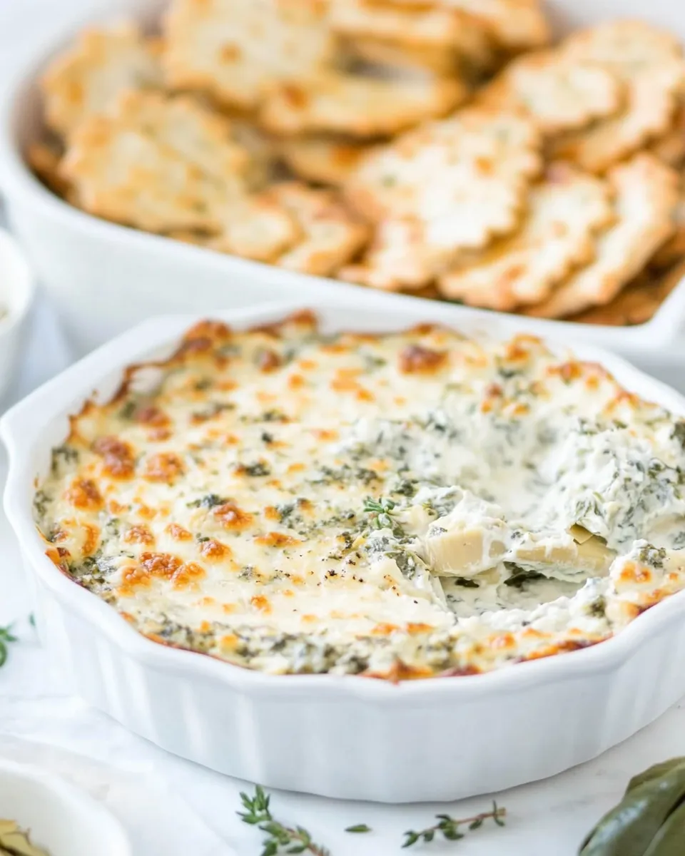 Delicious Spinach and Artichoke Dip dish photo