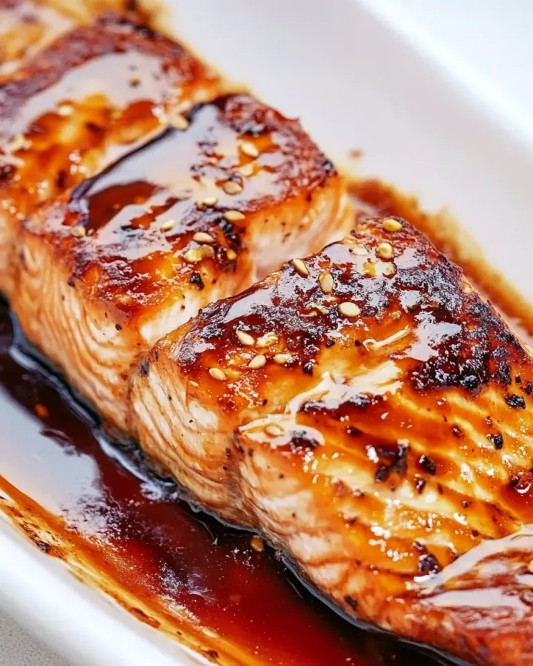 Easy Steamed Salmon with Sweet Ginger Soy Glaze photo