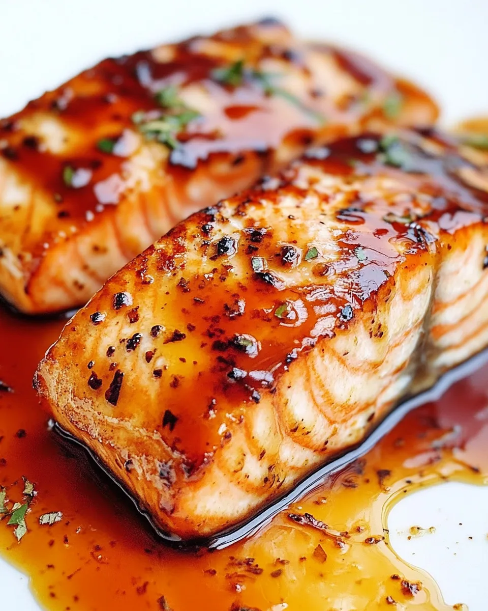 Healthy Steamed Salmon with Sweet Ginger Soy Glaze recipe image