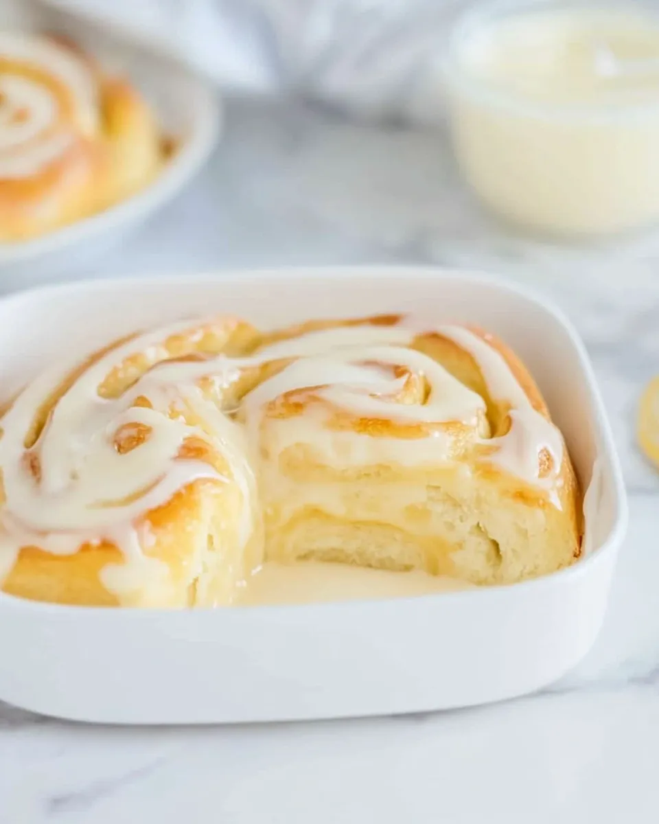 Delicious Sticky Orange Rolls with Cream Cheese Glaze dish photo