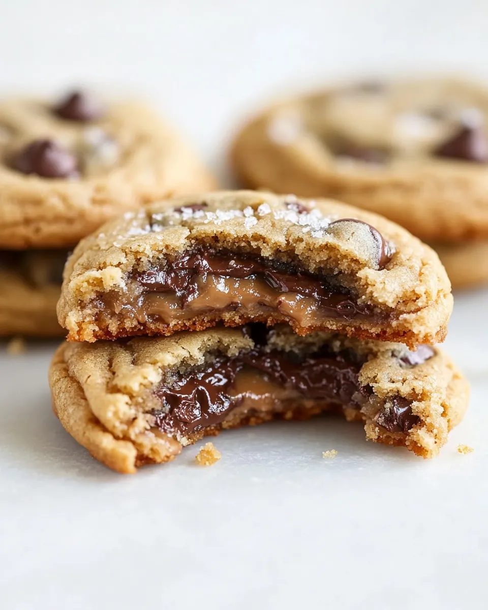 Delicious Stuffed Peanut Butter Chocolate Chip Cookies dish photo