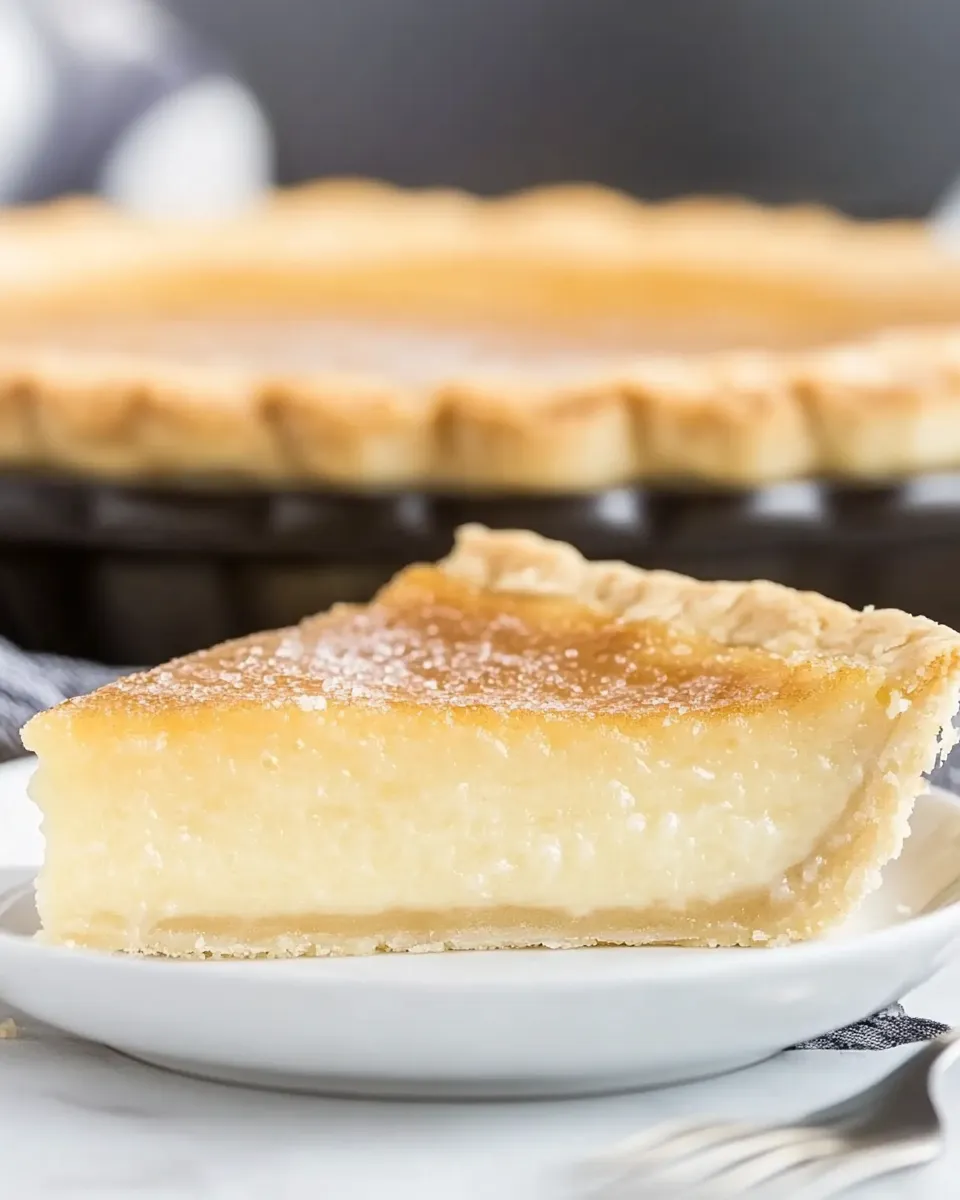 Classic Sugar Cream Pie Recipe image