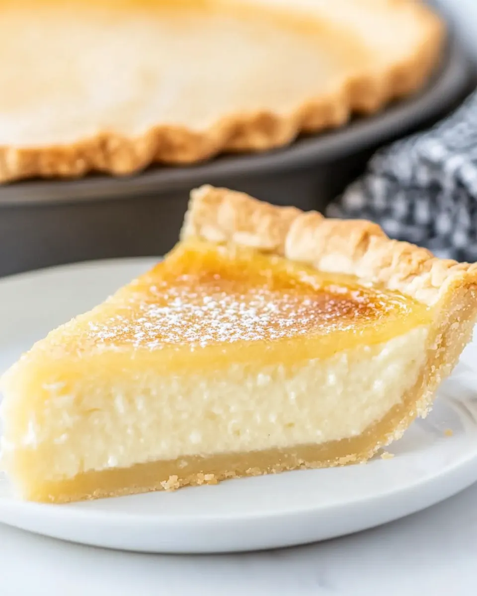 Easy Sugar Cream Pie Recipe recipe photo