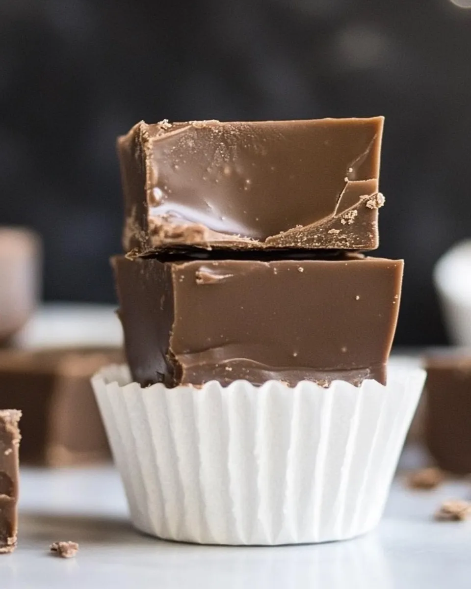 Easy Sugar Free Fudge food shot