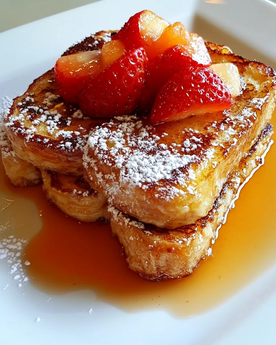 Homemade Sunday Brunch Amaretto French Toast recipe photo