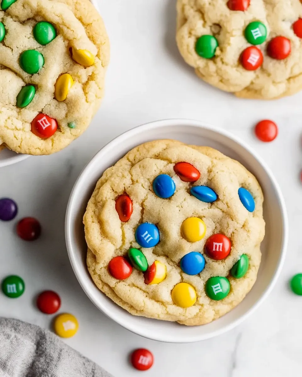 Homemade Super Soft and Chewy M&M Cookies recipe photo