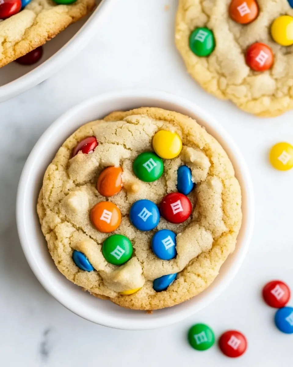 Classic Super Soft and Chewy M&M Cookies dish photo