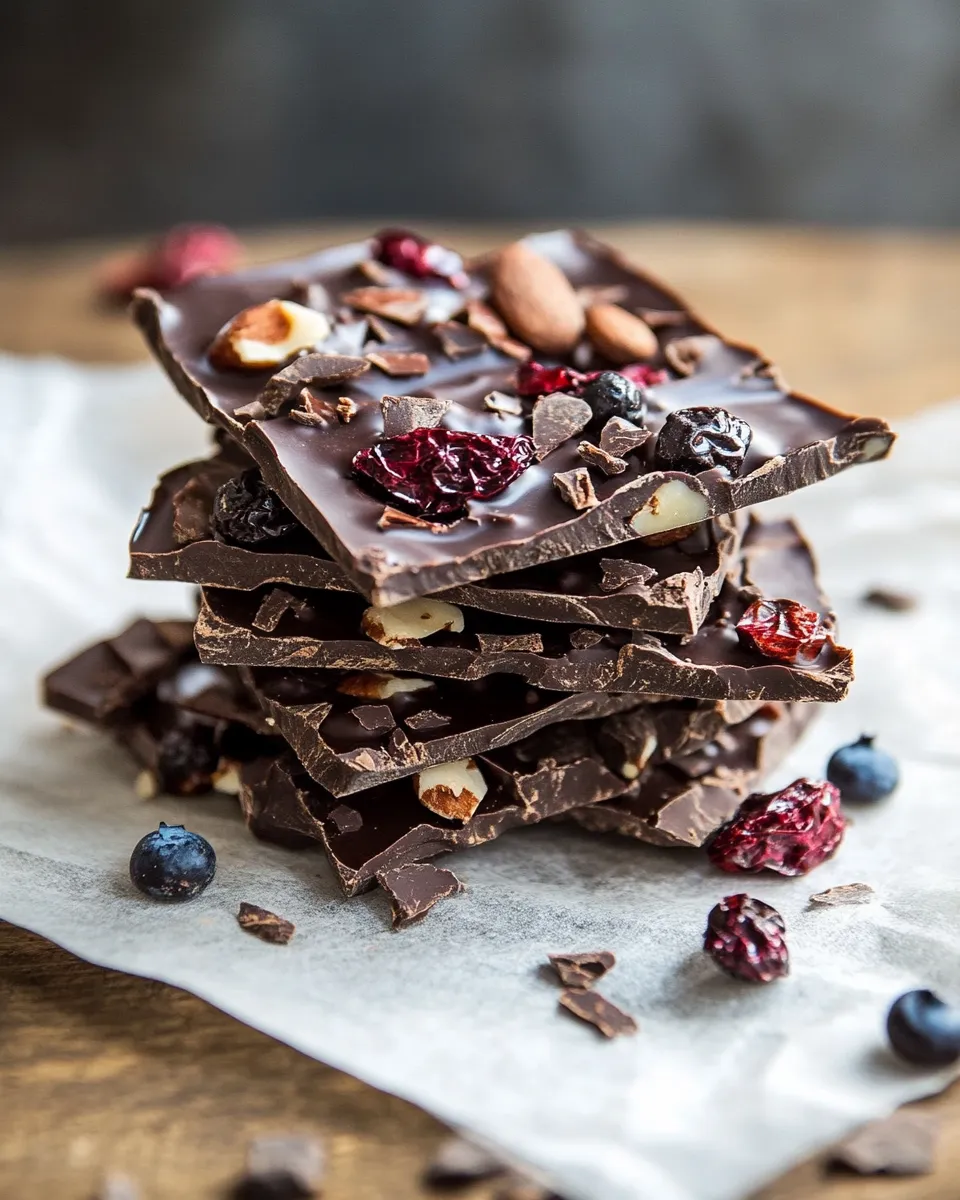 Homemade Superfood Chocolate Bark photo