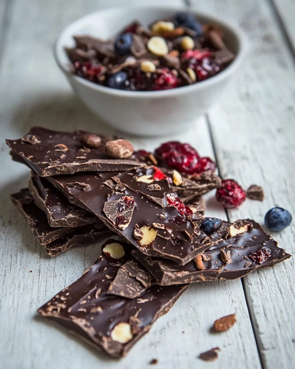 Easy Superfood Chocolate Bark recipe photo
