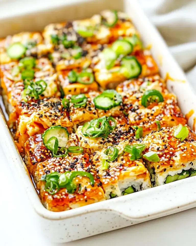 Homemade Sushi Bake Recipe photo