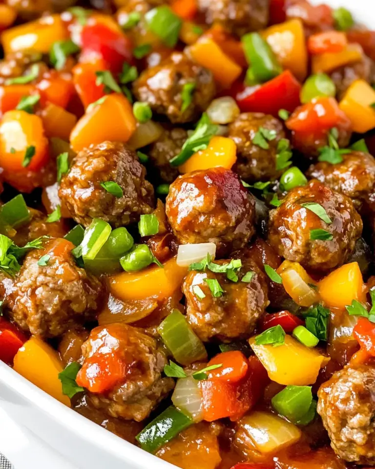 Homemade Sweet And Sour Meatballs recipe photo